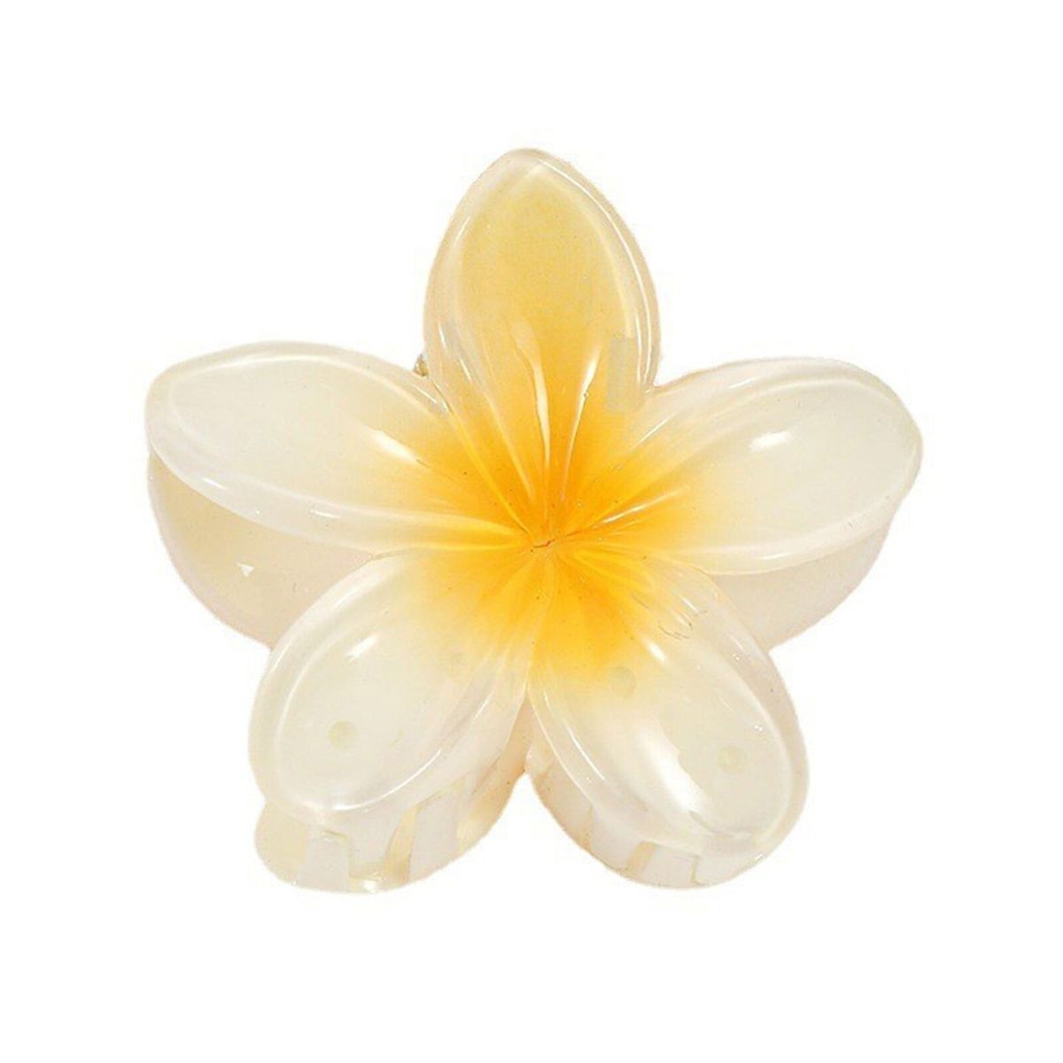 Haarspange mit gelber Blume